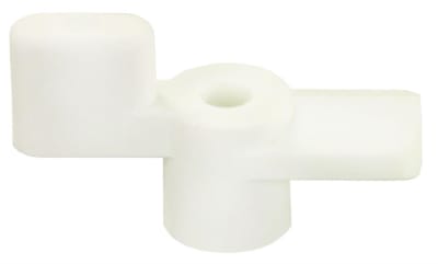 The "TENT TRAILER POP UP DOOR TO CEILING CATCH 1/4", 11825" refers to the JR Products 11825 Fold Down Entry Door Holder, a specific replacement part for pop-up campers used to secure the entry door to the ceiling when stored.
