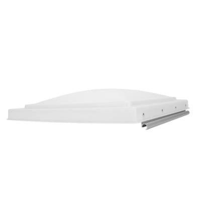 The Camco 40156 Replacement Vent Lid for Elixir "old style" vents manufactured before 1994, which is impact-resistant polypropylene and designed for standard 14" x 14" RV vents.