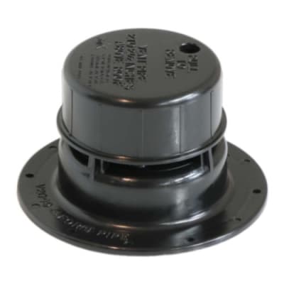 The Ventline V2049-55 is a black polyethylene plumbing vent cap designed specifically for RVs and mobile homes to prevent odors and ensure proper ventilation of holding tanks. It is designed to fit 1-1/4 inch and 1-1/2 inch pipes.
