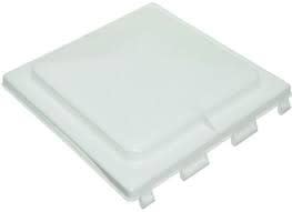 The J291WH-CR, is a white roof vent lid with a pin hinge manufactured by Heng's Industries for RVs and marine applications. It is designed as a replacement part for old-style 14" x 14" Jensen roof vents.