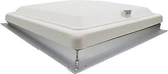 The Heng's 66621-C2 Escape Hatch/Exit Vent is a complete, manual-opening escape hatch designed for RVs and trailers, featuring a white plastic lid and an aluminum frame.