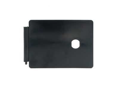 The B&B Molders 94177 Electrical Cord Hatch is a black, plastic, rectangular replacement door designed for RVs and campers. It is made in the USA and is known for its durability and resistance to UV rays and impact.