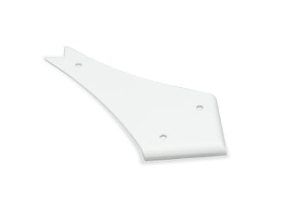 The B&B Molders Thetford 94288 Slide Out Corner Guard White, is designed to soften the sharp corners of an RV's slide-out to prevent injury and damage.