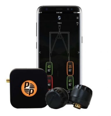 The PressurePro FX is an app-based Tire Pressure Monitoring System (TPMS) that leverages your existing smart device (iPhone or Android phone) as the display monitor.