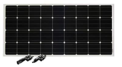 The Go Power 78220REVA is a 100-Watt Monocrystalline Solar Expansion Kit (Model: Retreat-E) for RVs and boats, designed to add power by connecting to existing Go Power systems, ideal for limited roof space and charging DC appliances, providing 5.43 amps.