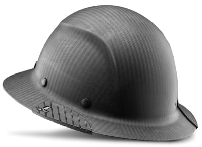 LIFT Safety DAX Carbon Fiber Full Brim Hard Hat - Matte Black