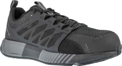 Reebok, Fusion Flexweave, Athletic, Composite Toe, Black/Grey, RB4310