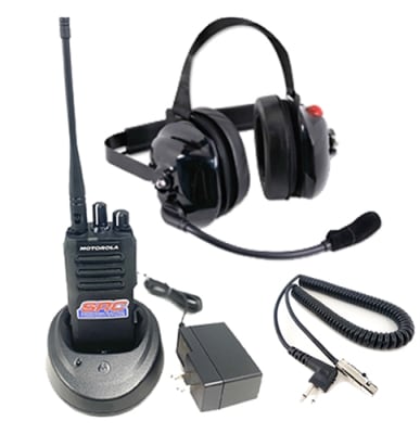 Motorola R2 5 Watt Racing Radios Crew Headset & Handheld Kit