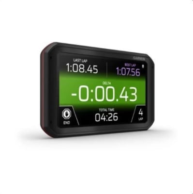 Garmin Catalyst Driving Performance Optimizer with real-time lap timer and racing video analysis for track day and endurance drivers