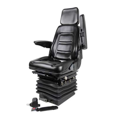 Concentric Full Adjustment Seat with Suspension Vinyl Black 33000-BK