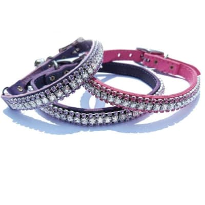 Fancy Diamonds Cat Collars | Pink or Purple