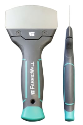 fabric wall flat blade tucking tool