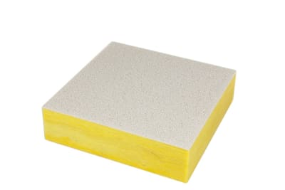 White Nubby Cloth Finish Acoustic Ceiling Tile for Echo Reduction
