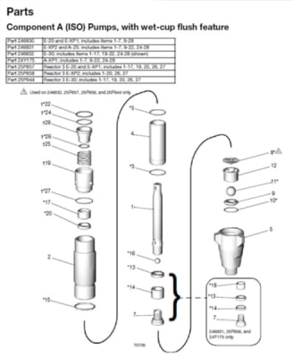 Graco 117447 SEAL U-CUP, ROD .296/