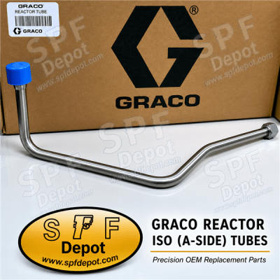 Graco 247912 ISO inlet fluid tube for Reactor E-20 and E-XP1, cross reference 15B367