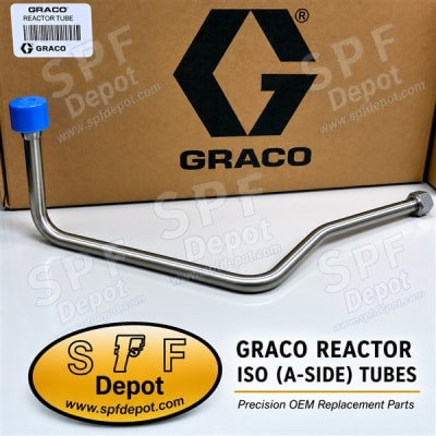 Graco 247914 ISO inlet fluid tube for Reactor E-XP2 proportioners