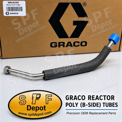 Graco 247918 POL outlet fluid tube for Reactor E-20, E-30 and E-XP1 proportioners