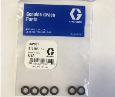Graco 25P851 Fluid Head O-rings