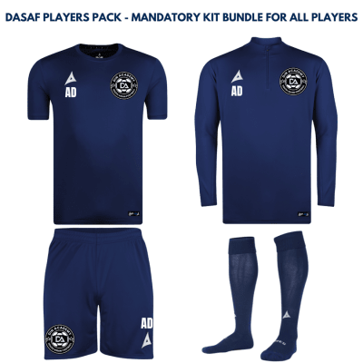 DASAF Players Pack (Mandatory uniform for all players)