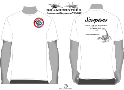 103th FS Squadron Scorpions Squadron T-Shirt