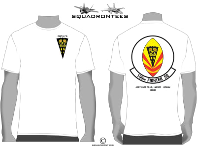 199th Fighter Squadron, Squadron T-Shirt, D4 USAF Licensed Product