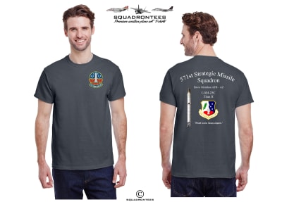 571st Strategic Missile Squadron  T-Shirt, USAF Licensed Product