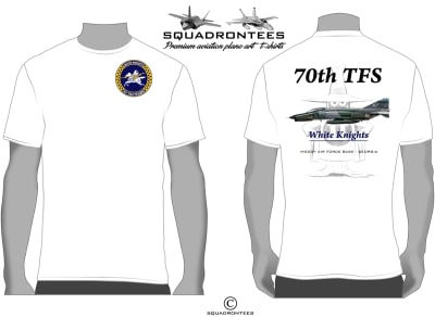 70th Tactical Fighter Squadron T-Shirt D2 - USAF Licensed Product