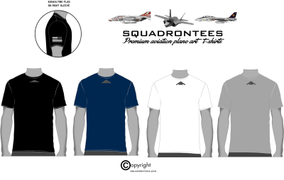 B-2 Neckline Squadron T-Shirt D3