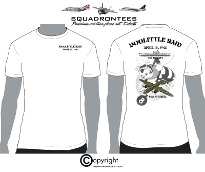 Doolittle Raid B-25 - Premium Plane Art T-Shirt