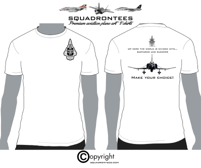 F-4 Phantom Bast... & Suck... - Premium Plane Art T-Shirt