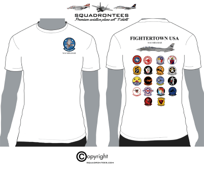 F-14 Tomcat NAS Miramar Squadron T-Shirt - USN Licensed Product