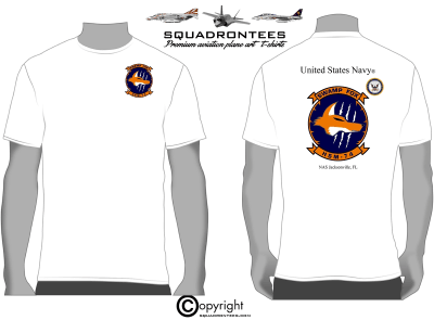 HSM-74 Swamp Fox Logo Back Squadron T-Shirt - USN Licensed Product