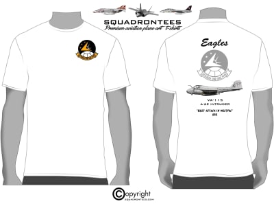 VA-115 Eagles A-6 Intruder Squadron T-Shirt - USN Licensed Product