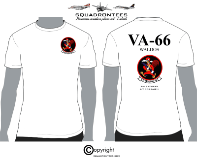 VA-66 Waldos Squadron T-Shirt - USN Licensed Product
