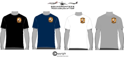 VF-103 Sluggers and Jolly Rogers Squadron T-Shirt D4, USN Licensed Product