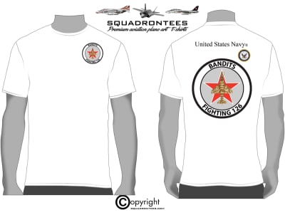 VF-126 A-4 Skyhawk Squadron T-Shirt D4 - USN Licensed Product
