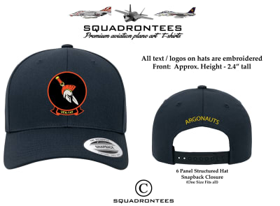 VFA-147 Argonauts Embroidered Squadron Hat D2 - USN Licensed Product