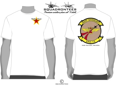 VFC-13 Fighting Saints Logo Back Squadron T-Shirt - USN Licensed Product