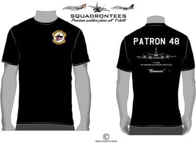 VP-48 Boomers P-3 Squadron T-Shirt D2, USN Squadron T-Shirt
