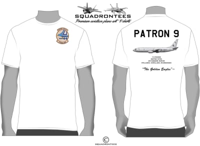 VP-9 Golden Eagles P-8 Poseidon Squadron T-Shirt D2 - USN Licensed Product