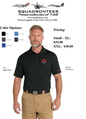TCS  Squadron Polo Shirt - USAF Licensed Product