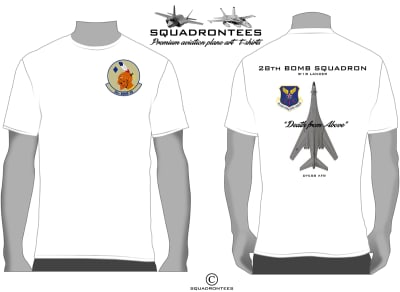 28th Bomb Squadron B-1 Squadron T-Shirt - USAF Licensed Product