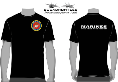 USMC D1, EGA and The Few The Proud T-Shirt, USMC Licensed Product
