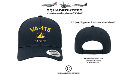 VA-115 Eagles Embroidered Hat - USN Licensed Item