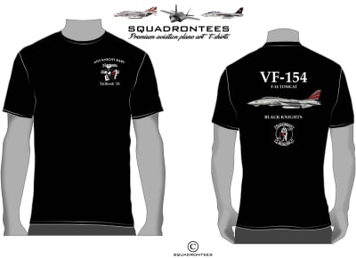 F-154 Black Knights Tailhook '26 Rev A Squadron T-Shirt