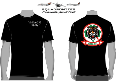 VMFA-333 Fighting Shamrocks Squadron T-Shirt D2, USMC Licensed Product