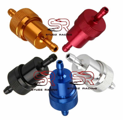 1/4" Aluminum Fuel Filter, Universal Fit