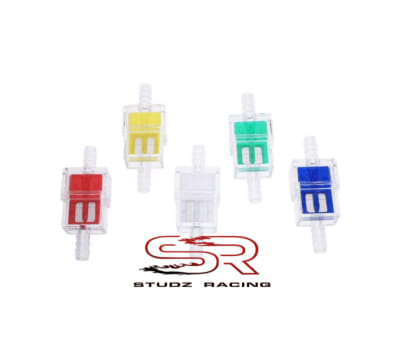 Helix Racing 1/4" Fuel Filter - Stainless Steel Element