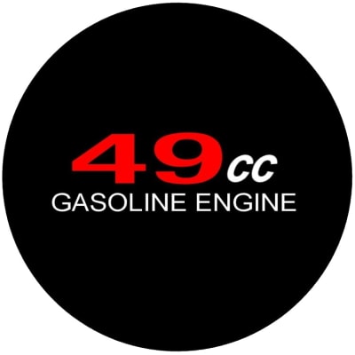 49CC Motor Sticker 2.5" Diameter