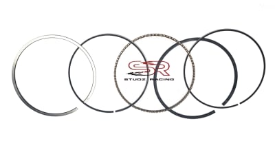 Replacement Ring Set, 92mm for 13/15hp Chinese OHVs (Cast Piston), Thin Ring